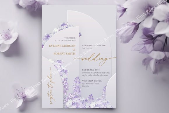 Download Arches Purple Lilac Spring Flowers Invit - Flower Collection